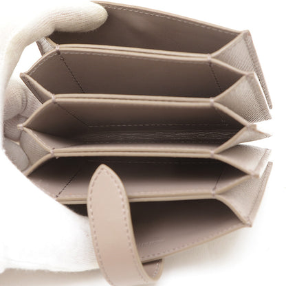 アコーディオン カードホルダー レザー グレー カードケース