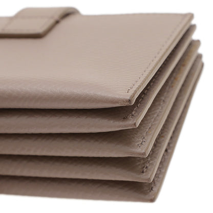 アコーディオン カードホルダー レザー グレー カードケース