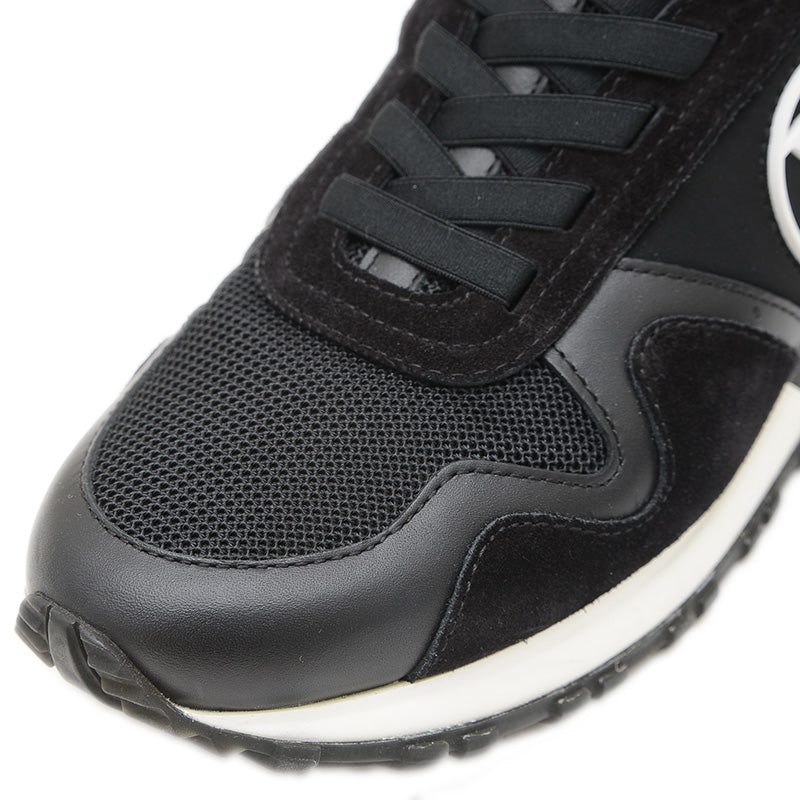 ランアウェイライン スニーカー レザー ブラック レディース 37サイズ 1A9ER3 スニーカー