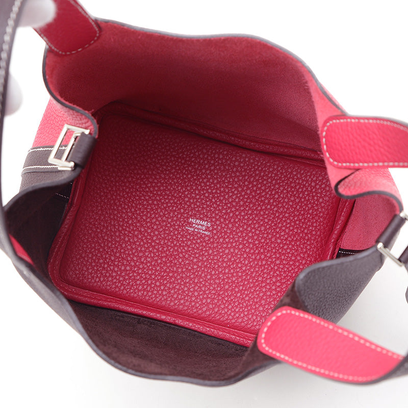 ピコタンロック PM 18 カザック トリヨン ルージュセリエ/フランボワーズ Z刻印 ハンドバッグ