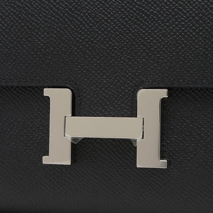 コンスタンストゥーゴー エプソン ブラック シルバー金具 K刻印 長財布