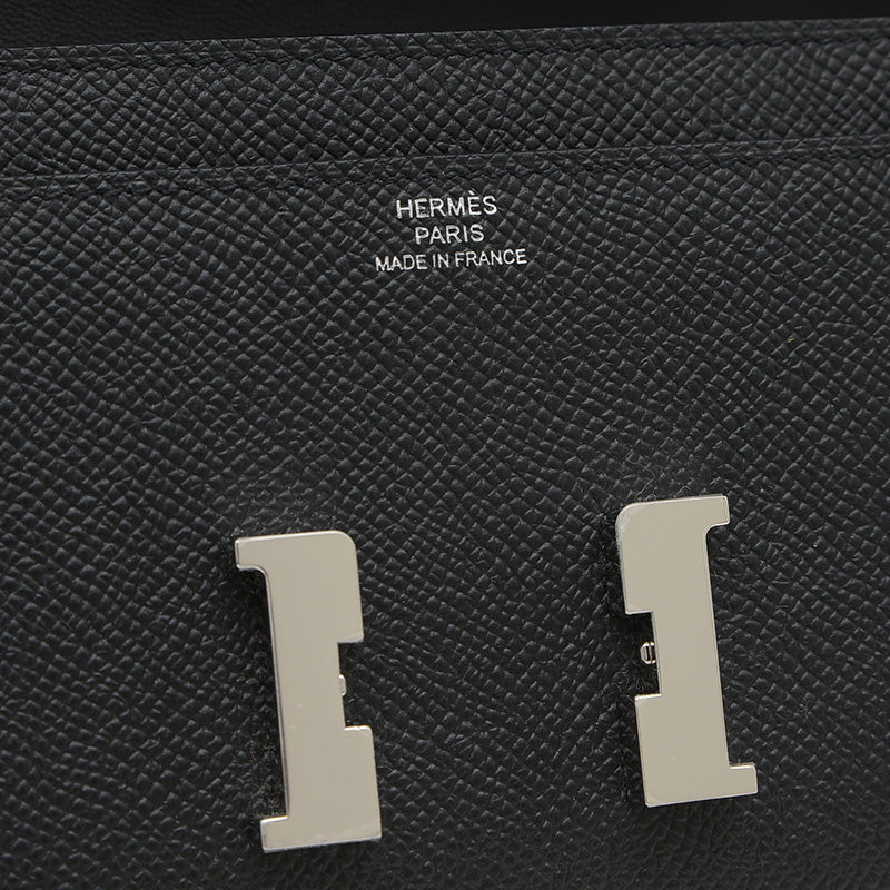 コンスタンストゥーゴー エプソン ブラック シルバー金具 K刻印 長財布