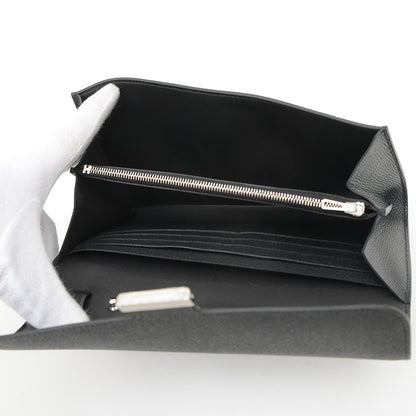 コンスタンストゥーゴー エプソン ブラック シルバー金具 K刻印 長財布