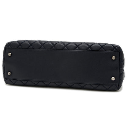 トップハンドル 2WAYバッグ キャビアスキン ネイビー A92992 ショルダーバッグ