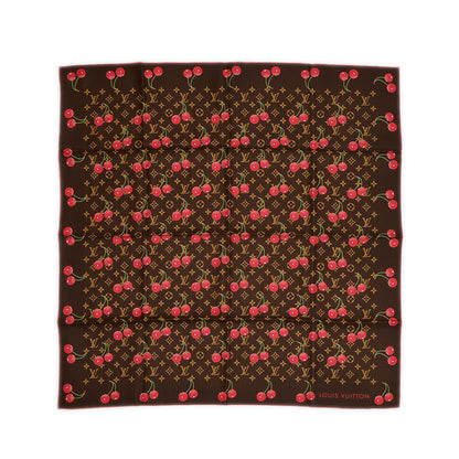 LV×TM カレ90 モノグラムチェリー スカーフ Ｍ96094 スカーフ