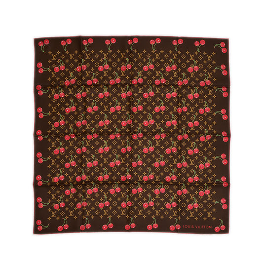 LV×TM カレ90 モノグラムチェリー スカーフ Ｍ96094 スカーフ