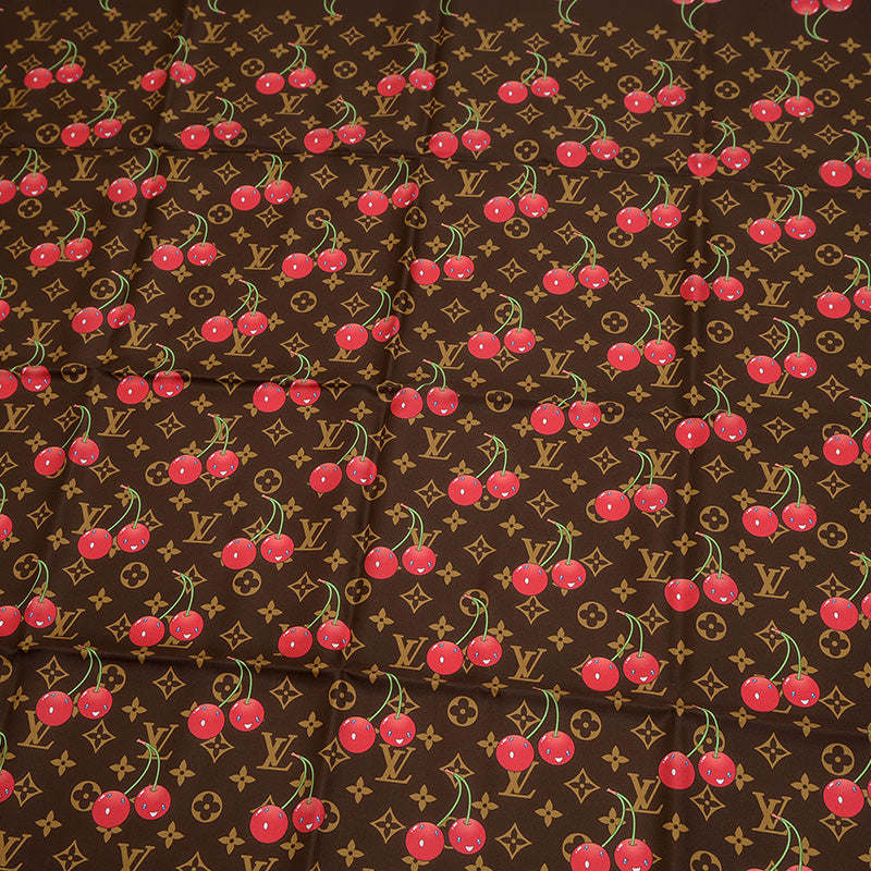 LV×TM カレ90 モノグラムチェリー スカーフ Ｍ96094 スカーフ