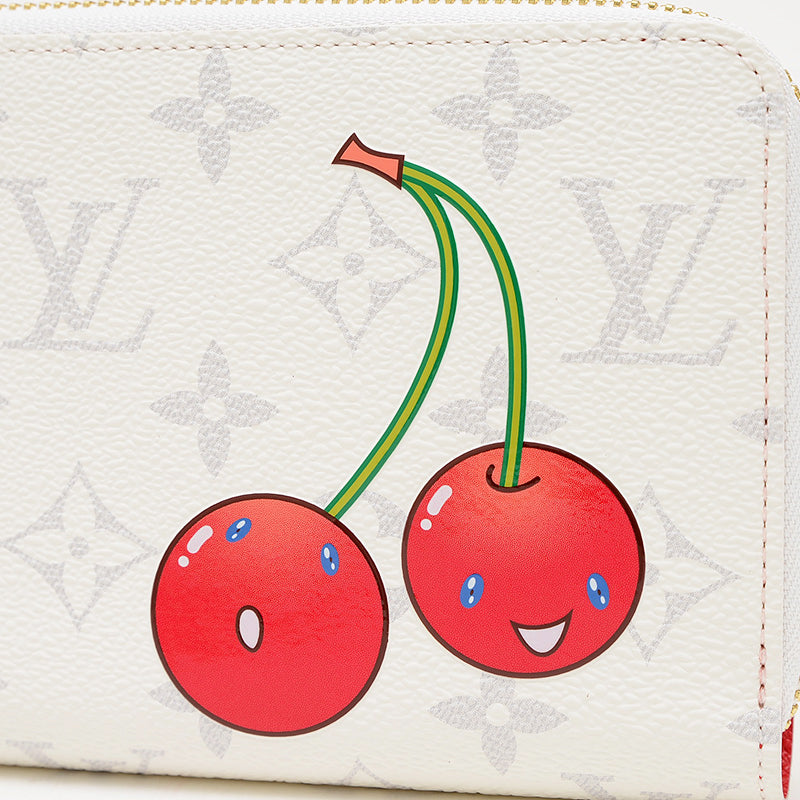 LV×TM モノグラム チェリー ジッピーウォレット 長財布 M14240 村上隆 長財布
