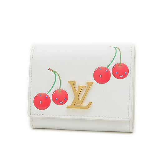 LV×TM ポルトフォイユ カプシーヌ タイニー レザー M14298 村上隆 二つ折り財布