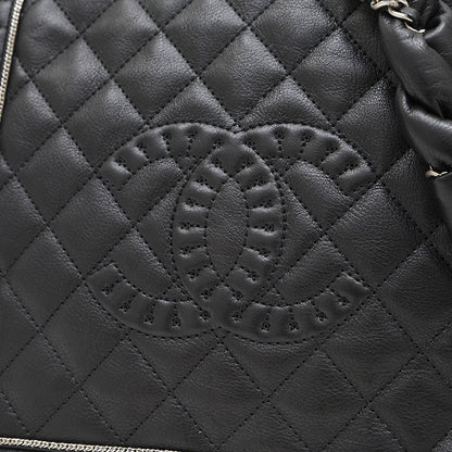 ココマーク チェーンショルダーバッグ レザー ブラック シルバー金具 ショルダーバッグ