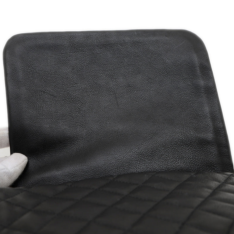 ココマーク チェーンショルダーバッグ レザー ブラック シルバー金具 ショルダーバッグ