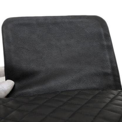 ココマーク チェーンショルダーバッグ レザー ブラック シルバー金具 ショルダーバッグ