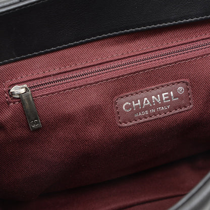 ココマーク チェーンショルダーバッグ レザー ブラック シルバー金具 ショルダーバッグ