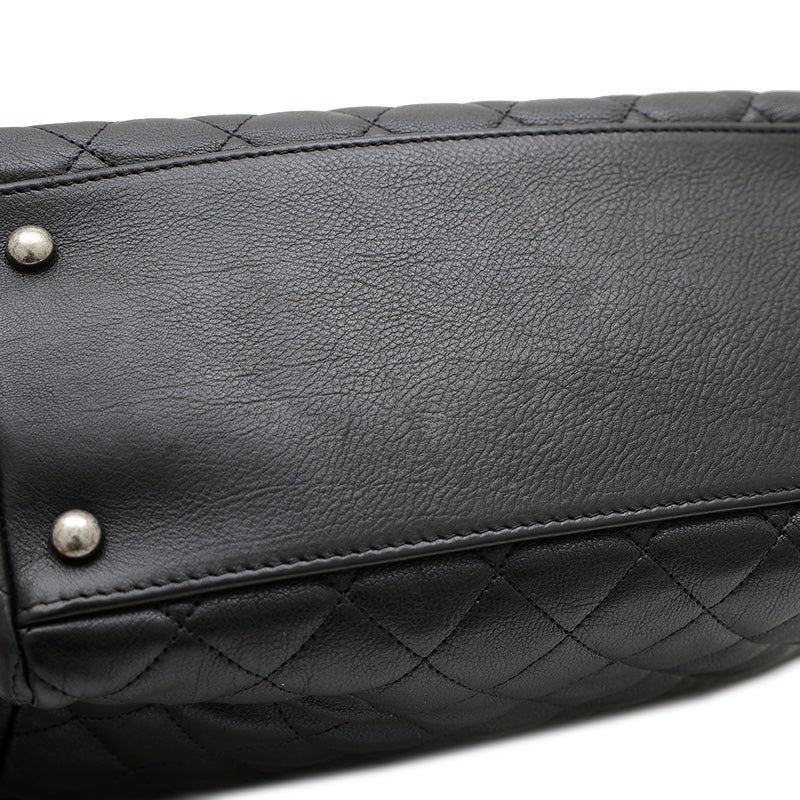 ココマーク チェーンショルダーバッグ レザー ブラック シルバー金具 ショルダーバッグ