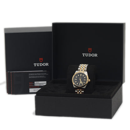 ブラックベイ 36 S&G 黒文字盤 79643 SS/YG メンズ オートマ 腕時計