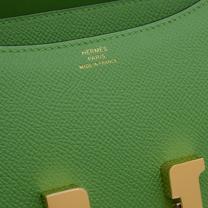 コンスタンス ミニ 18 ミロワール エプソン ヴェールユッカ ゴールド金具 W刻印 ショルダーバッグ