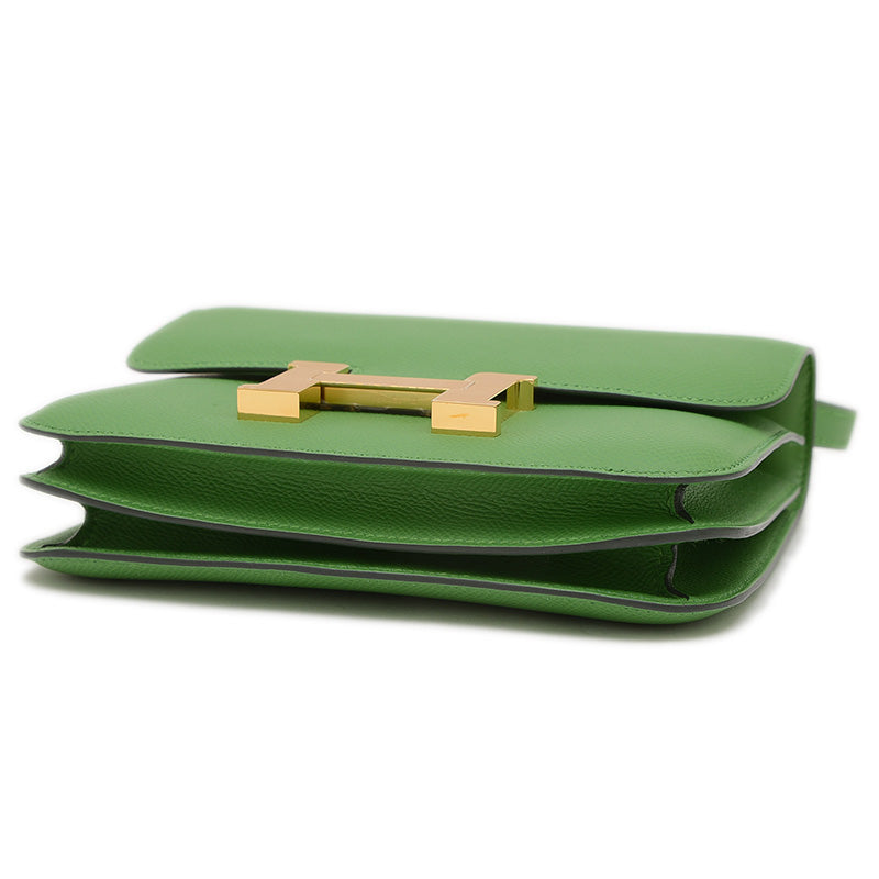 コンスタンス ミニ 18 ミロワール エプソン ヴェールユッカ ゴールド金具 W刻印 ショルダーバッグ