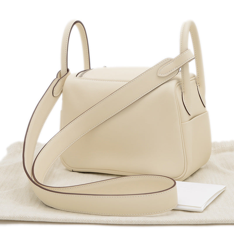 リンディ ミニ スイフト ナタ シルバー金具 K刻印 ショルダーバッグ