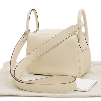 リンディ ミニ スイフト ナタ シルバー金具 K刻印 ショルダーバッグ