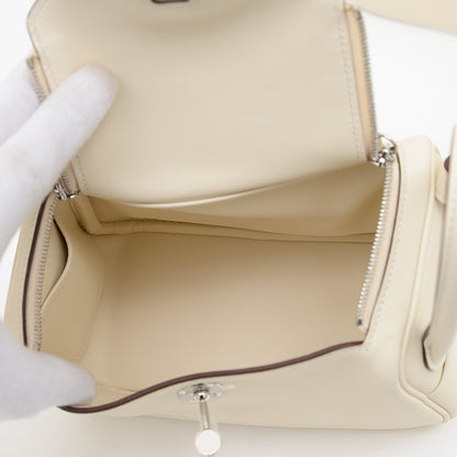 リンディ ミニ スイフト ナタ シルバー金具 K刻印 ショルダーバッグ