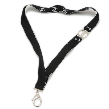 データセンター ココマーク ネックストラップ ナイロン/ラインストーン ブラック B17S その他小物