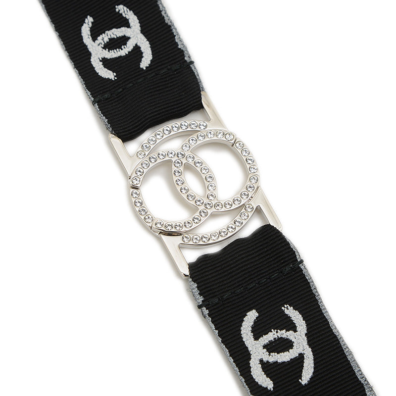 データセンター ココマーク ネックストラップ ナイロン/ラインストーン ブラック B17S その他小物