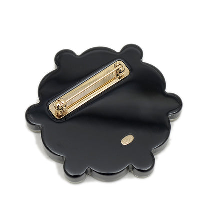 ココネージュ ブローチ プラスチック/イミテーションパール ブラック D18B ブローチ
