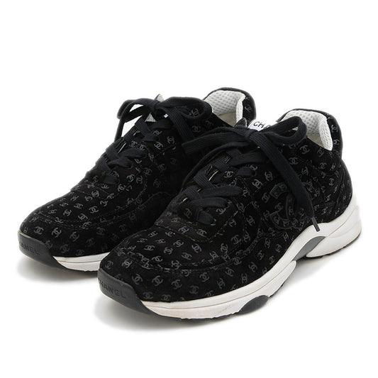 ココマーク スニーカー スエード ブラック #39 G39230 スニーカー