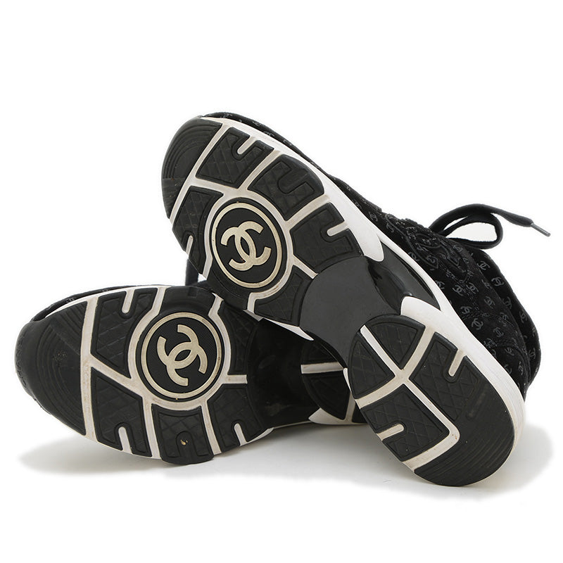 ココマーク スニーカー スエード ブラック #39 G39230 スニーカー