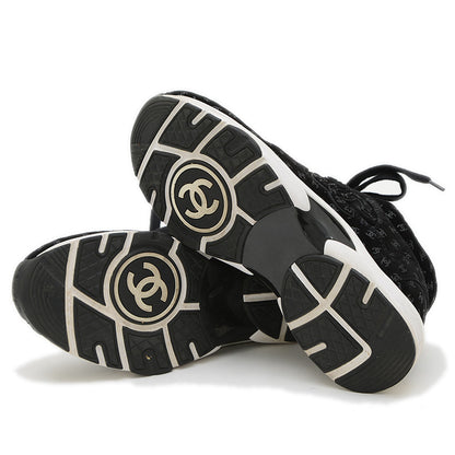 ココマーク スニーカー スエード ブラック #39 G39230 スニーカー