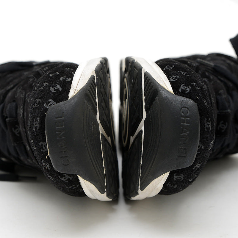 ココマーク スニーカー スエード ブラック #39 G39230 スニーカー