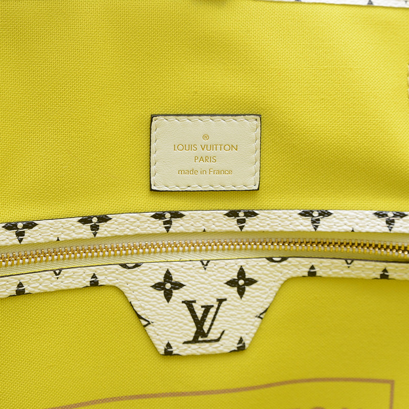 モノグラムジャイアント ネヴァーフルMM ピンク/ライラック M44588 トートバッグ