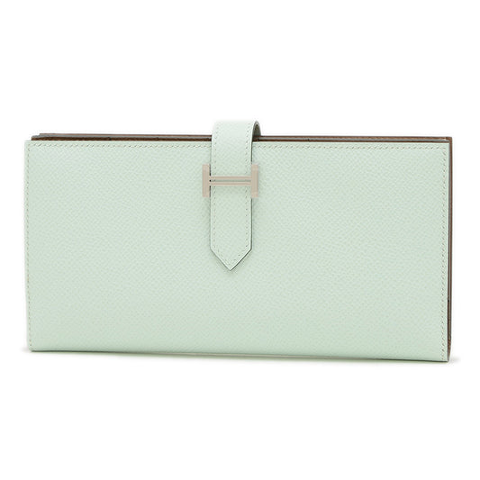 ベアンスフレ エプソン ヴェールペパーミント シルバー金具 K刻印 長財布