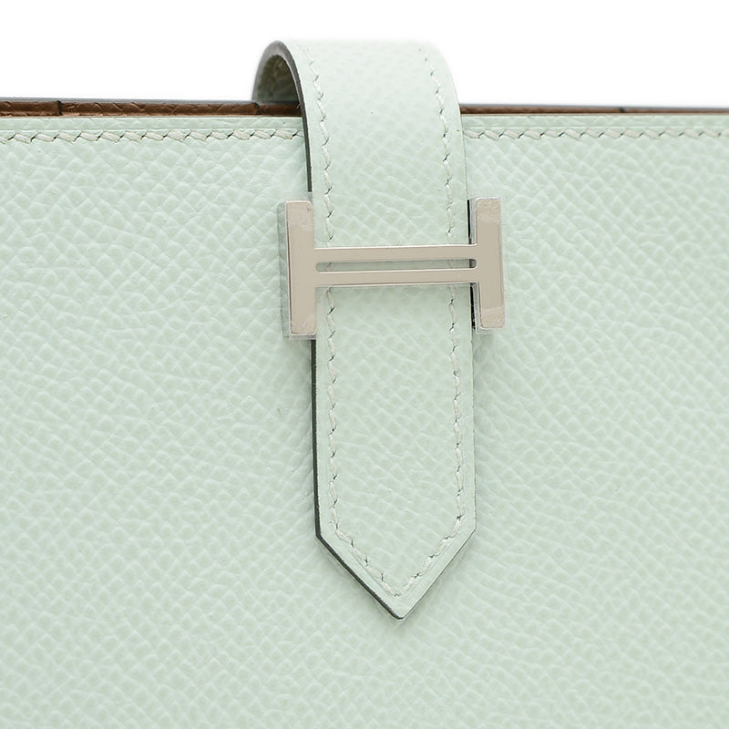 ベアンスフレ エプソン ヴェールペパーミント シルバー金具 K刻印 長財布