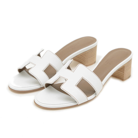 オアジス サンダル レザー ホワイト レディース 35サイズ サンダル