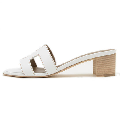 オアジス サンダル レザー ホワイト レディース 35サイズ サンダル