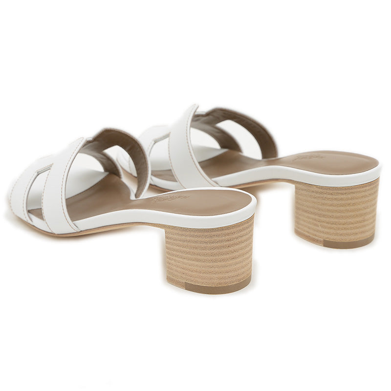 オアジス サンダル レザー ホワイト レディース 35サイズ サンダル