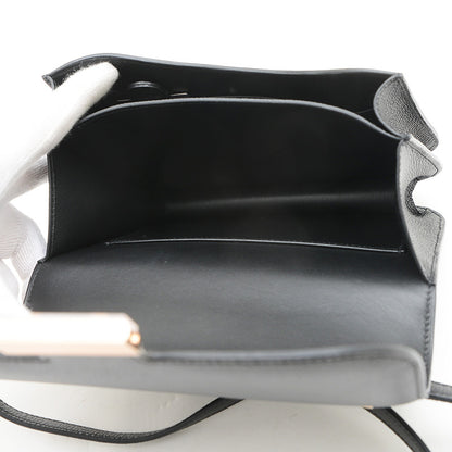 コンスタンスミニ 18 ミロワール エプソンン ブラック ローズゴールド金具 W刻印 ショルダーバッグ