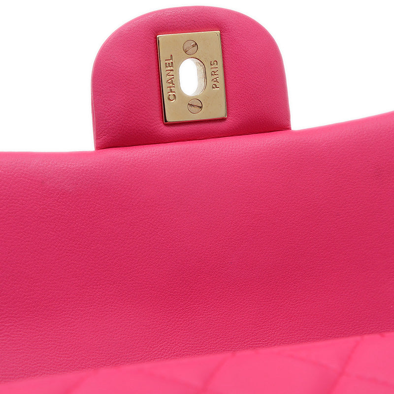 ミニマトラッセ 20 チェーンショルダー ラムスキン ピンク A69900 ショルダーバッグ