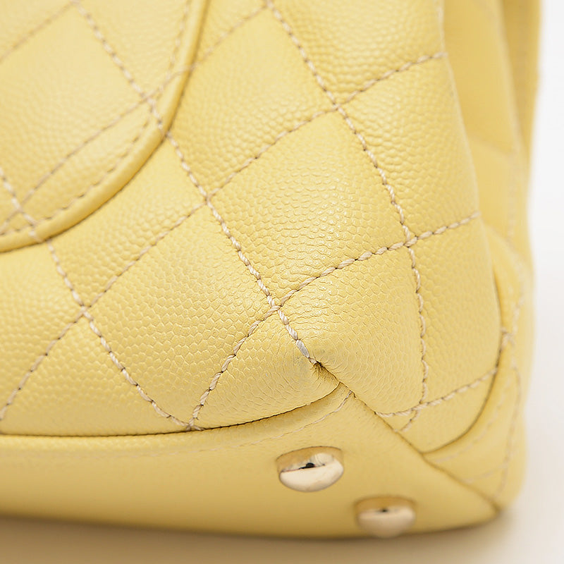 ココハンドル XXS 2WAYバッグ キャビア イエロー AS2215 ハンドバッグ