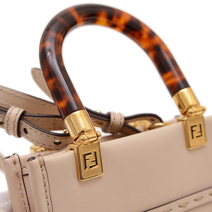 サンシャイン ショッパーミニ 2WAYバッグ レザー ベージュ 8BS051 ハンドバッグ