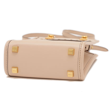 サンシャイン ショッパーミニ 2WAYバッグ レザー ベージュ 8BS051 ハンドバッグ