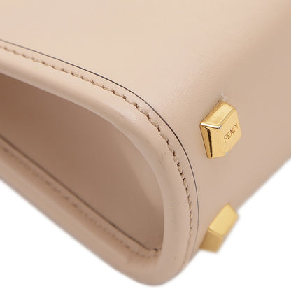 サンシャイン ショッパーミニ 2WAYバッグ レザー ベージュ 8BS051 ハンドバッグ