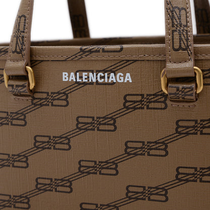 BBモノグラム シグネチャー スモール ショッパー 2WAYバッグ ベージュ 702699 トートバッグ