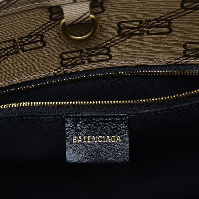 BBモノグラム シグネチャー スモール ショッパー 2WAYバッグ ベージュ 702699 トートバッグ