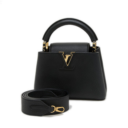 カプシーヌ ミニ 2WAYバッグ トリヨンレザー ブラック M24729 ハンドバッグ