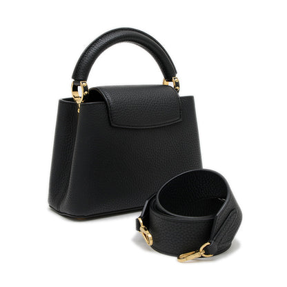 カプシーヌ ミニ 2WAYバッグ トリヨンレザー ブラック M24729 ハンドバッグ