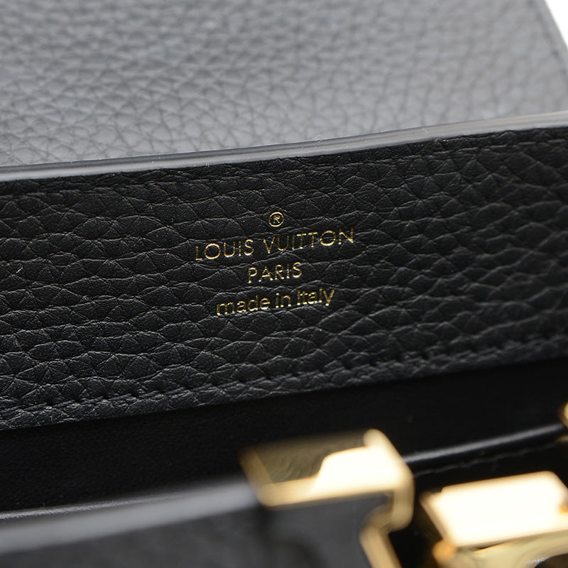 カプシーヌ ミニ 2WAYバッグ トリヨンレザー ブラック M24729 ハンドバッグ