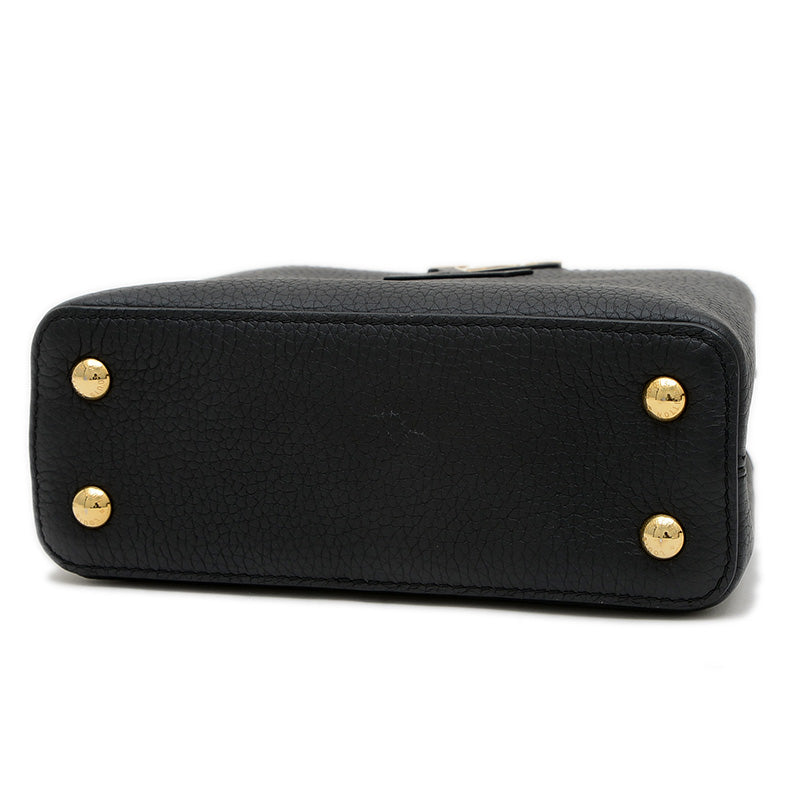 カプシーヌ ミニ 2WAYバッグ トリヨンレザー ブラック M24729 ハンドバッグ