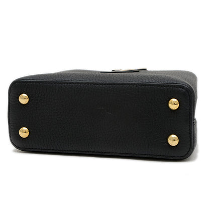 カプシーヌ ミニ 2WAYバッグ トリヨンレザー ブラック M24729 ハンドバッグ